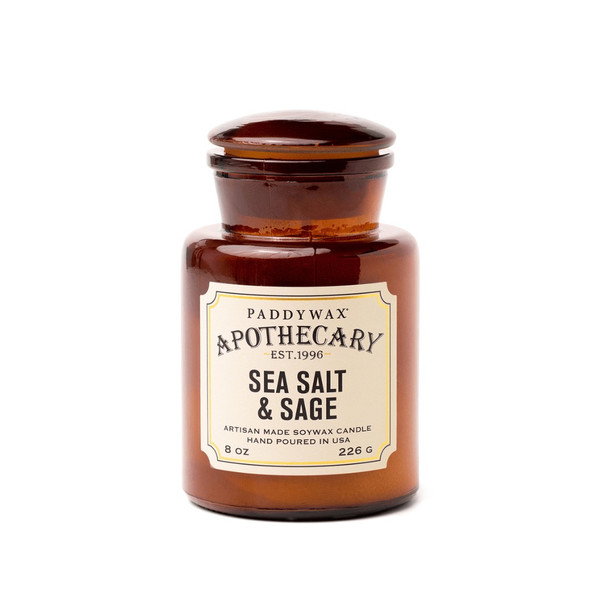 Paddywax Apothecary Glass Sea Salt And Sage