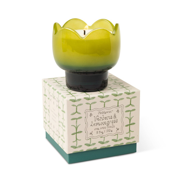 Paddywax Tulip 5.5 OZ Candle Verbena & Lemongrass