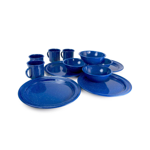 Caddis Sports 4 Person Enamelware Set, Include