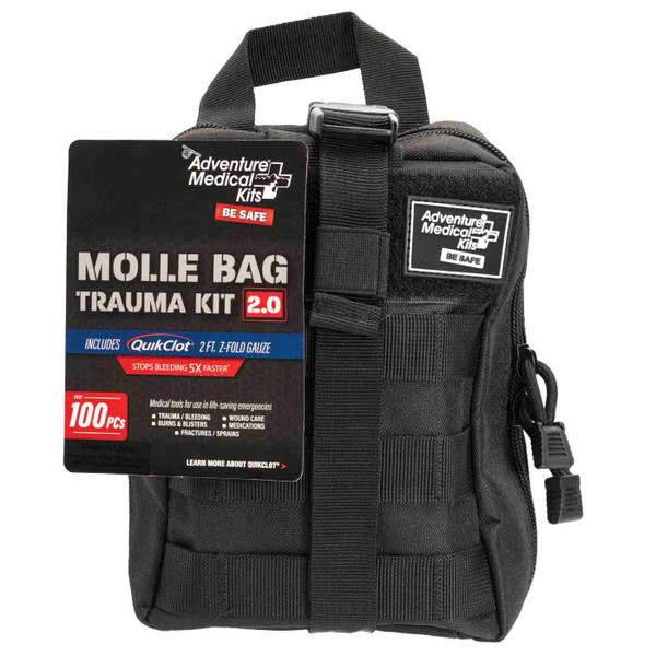 Adventure Medical Kits MOLLE Bag Trauma Kit 2.0 (Black Bag)