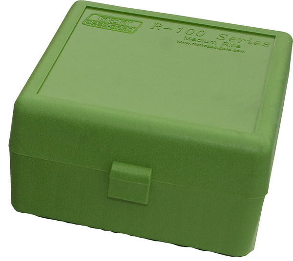 MTM Molded Products Co. Ammo Box 100 Round Flip-Top 22-250 243 3
