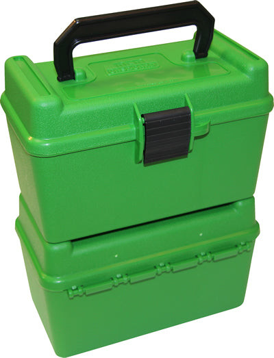 MTM Molded Products Co. Deluxe Ammo Box 50 Round Handle 25-06 30