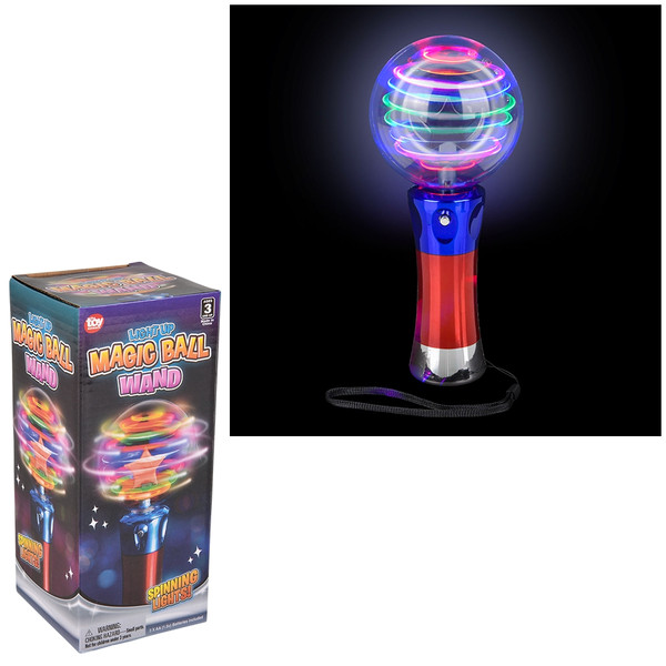 Toy Network 7.5" Light-up Magic Flashing Ball Wand