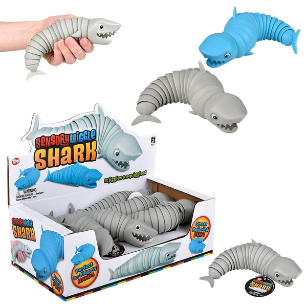 Toy Network T8.5 Ts - 7.5" Wiggle Sensory Shark (12pcs/displa