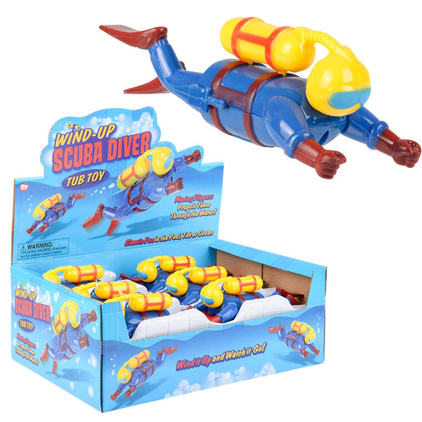 Toy Network T8.5 Ts - 7.5" Wind Up Diver (12pcs/display)