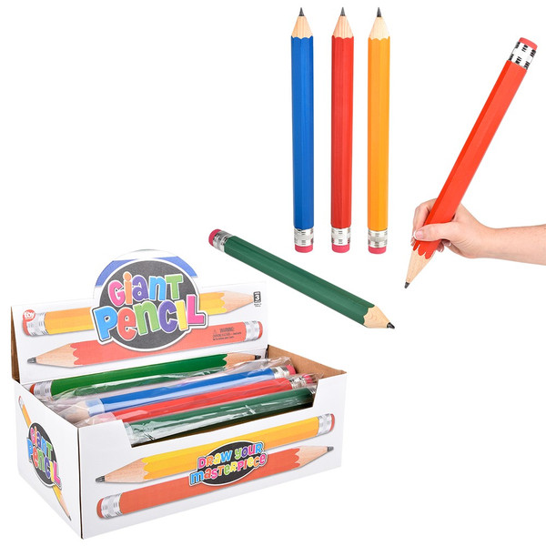 Toy Network Ts - Giant Pencil 15" (24pcs/display)