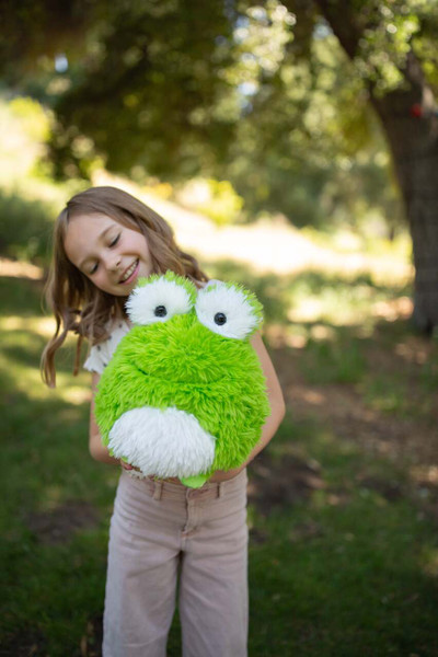 Beverly Hills Teddy Bear Company Fluffees Frog 10"H