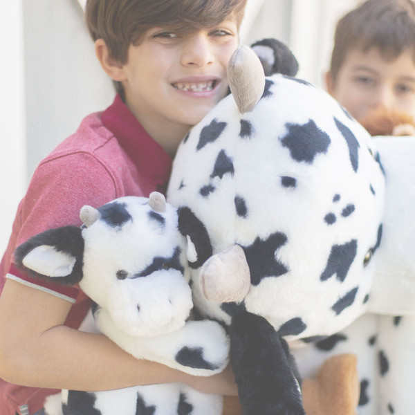 Beverly Hills Teddy Bear Company Mooey Cow Lushee 16 In