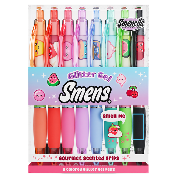 ScentCo Glitter Gel Smens scented grip pens