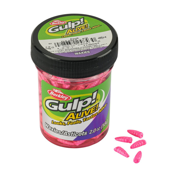 Berkley GAJWX-PK 0.5 in Gulp! Pink Gulp! Alive!® W
