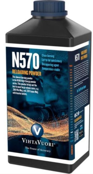 Vihtavuori N570 Powder 1 lb Canister T11957-6420615701019