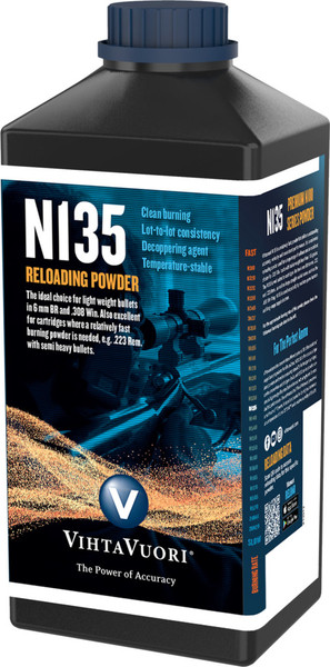 Vihtavuori N135 Powder 1 lb Canister T11035-6420615700883