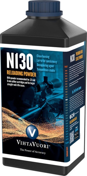 Vihtavuori N130 Powder 1 lb Canister T11030-6420615700852