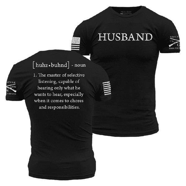 Grunt Style Husband Defined T-Shirt - Black