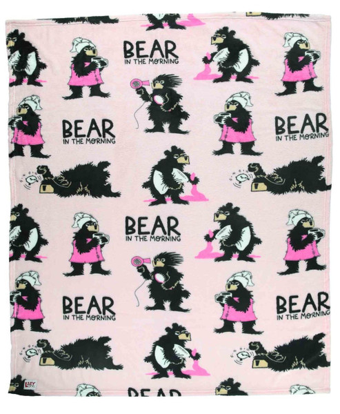 KTB953 Bear in AM Travel Blanket-25-210000405954