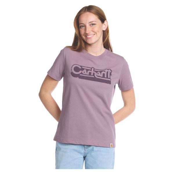 W Irvine Rlxd Retro Tshrt - Wood Violet