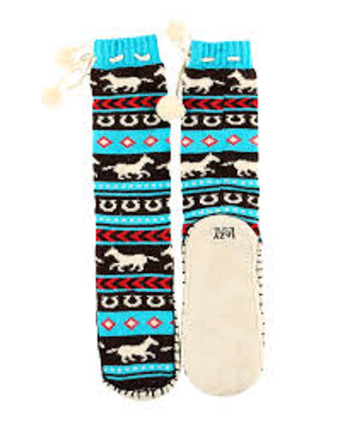 *Horse Fair Isle Kid Mukluk-210000405943