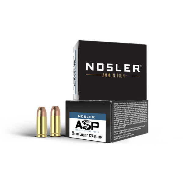 Nosler ASP-9mm 124g HG JHP (20ct)