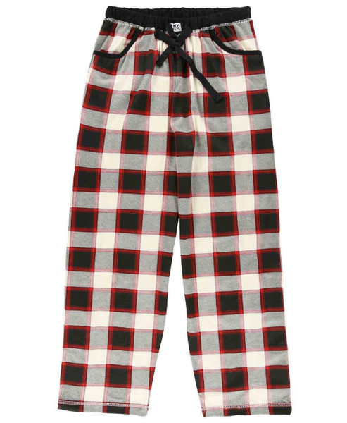 Black Plaid Pj Pant Xxl-210000405884