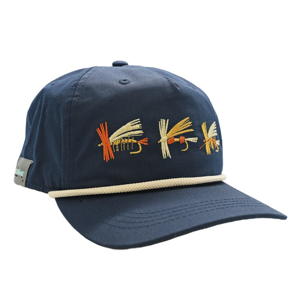 Rep Your Water RYWater Hat, 5 Panel, Unstructured, Retro Flies Un