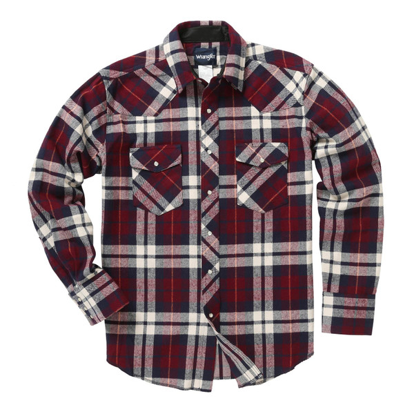 Wrangler 3X BIG Brushed Flannel Plaid - ROTATING AS