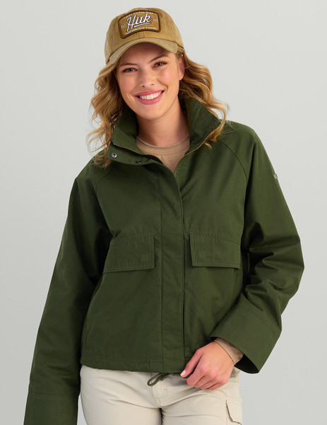 Huk L Boatyard Jacket Marl