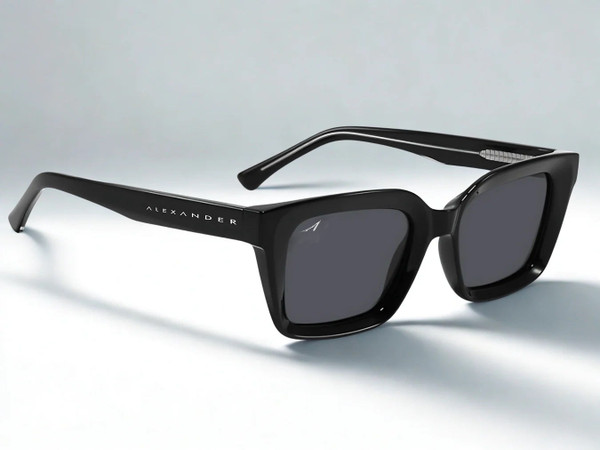 Alexander Milan Chic Polarized Sunglasses - Jet Black