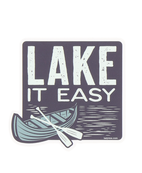 Lake It Easy Sticker-210000352459