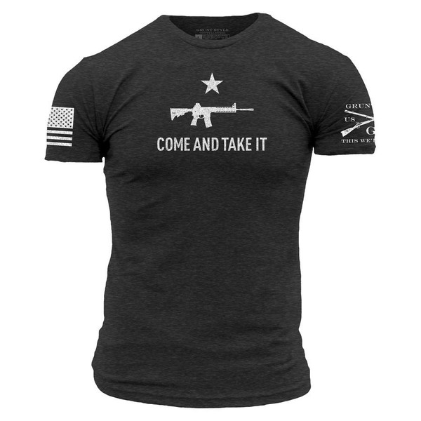Grunt Style Come And Take It 2.0 T-Shirt - Charcoal L
