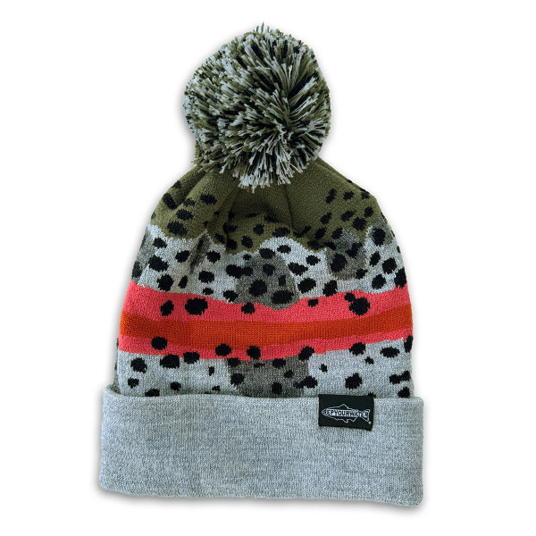 Rep Your Water Knit Hat, Merino Blend, Pom Pom