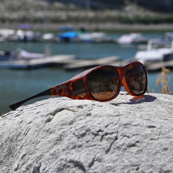 Cocoons Slim Line M Tortoise Polarized Amber