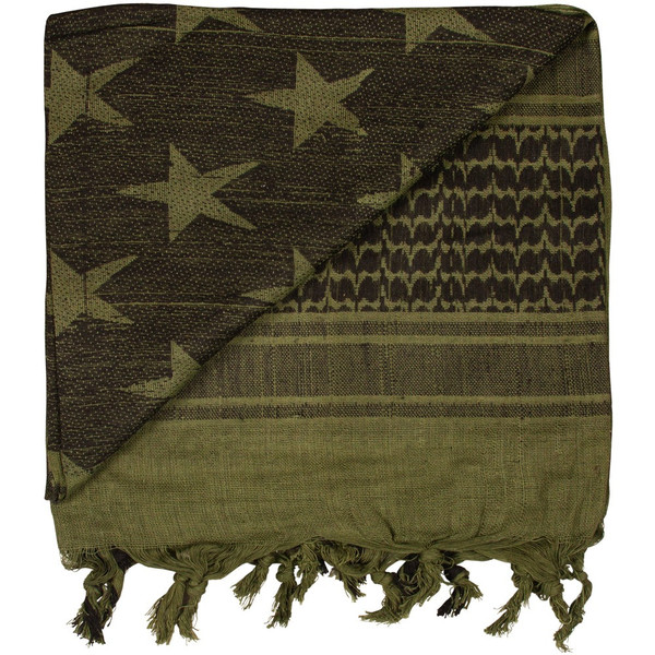 Fox Outdoor Tactical Shemagh - Olive Drab Stars