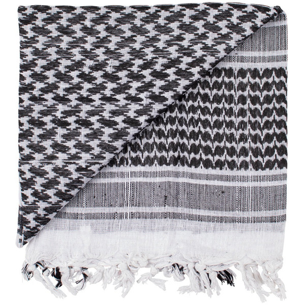 Fox Outdoor Tactical Shemagh - White and Black