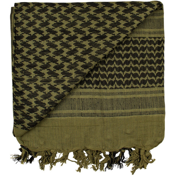 Fox Outdoor Tactical Shemagh - Olive Drab and Black