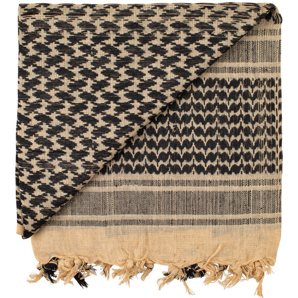 Fox Outdoor Tactical Shemagh - Sand and Black