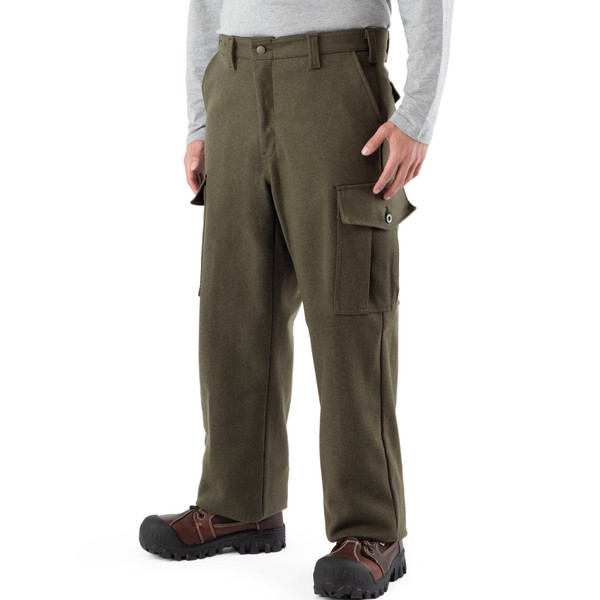 Codet (Big Bill) Merino Wool Cargo Pants - Green - 38/33 Green