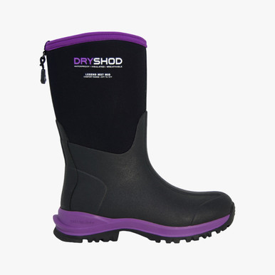 Dryshod Legend MXT Mid Women's - Black/Purple