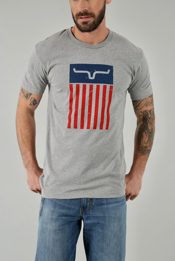 Kimes Ranch Cody Tee Shirt - Dark Grey Heather