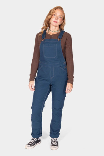 Dovetail Workwear GO TO™  Stretch Canvas Overalls - Atlantic Blue