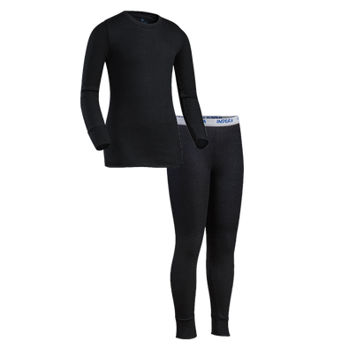 Indera Mills Youth Performance Rib Knit Set - Black
