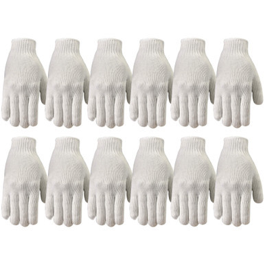 Wells Lamont Poly/Cotton String Knit 12 Pair Gloves