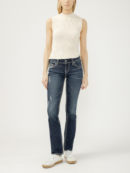 Silver Jeans Co Silver Jeans Suki Straight Indigo L93413SDI349