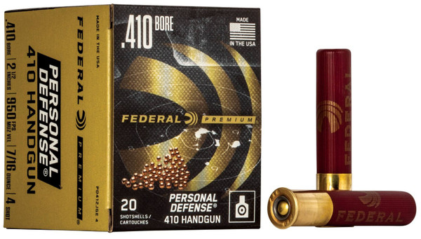 Federal 4 FEDERAL 410GA 2-1/2" 4 "PERSONAL DEFENS PD412JGE