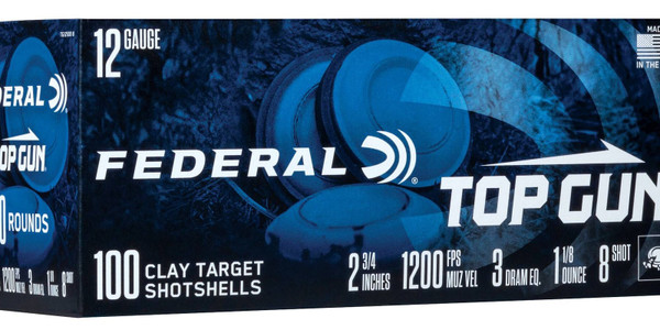 Federal 8 FEDERAL 12GA 2 3/4" 1 1/8OZ 3DR 8 100CT TG12100