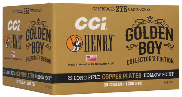 CCI 22LR 36GR CPHP 1260 FPS HENRY GB EDITIO HGB22