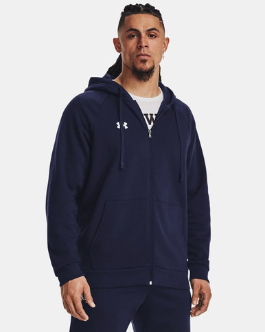 Under Armour UA Rival Fleece Men's Full-Zip Hoodie Blue