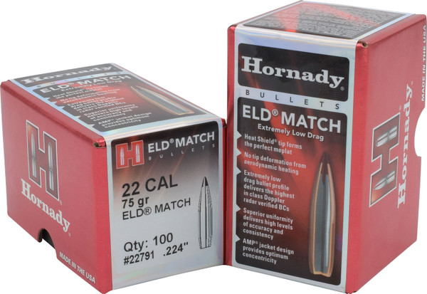 22 CAL .224 75 GR ELD® MATCH  22791-090255227918