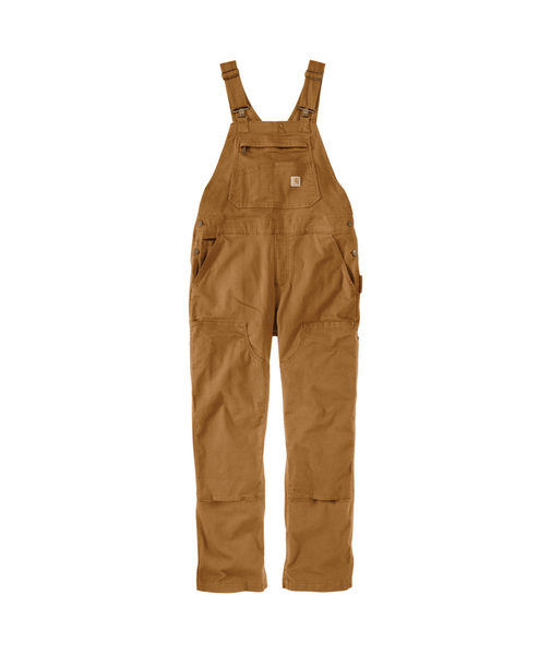 106001-BRN L Carhartt Brown Women's Work Overall --195836913416