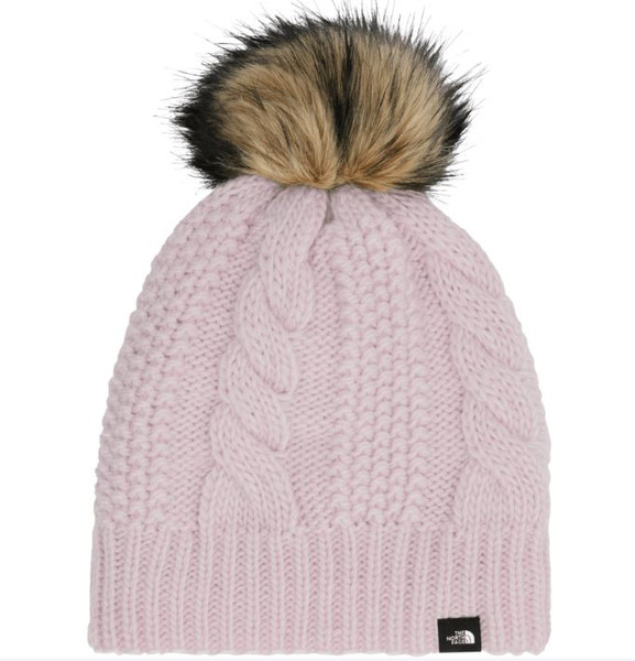 Kids' Lined Oh Mega Fur Pom Beanie Pale Blossom-197803995678