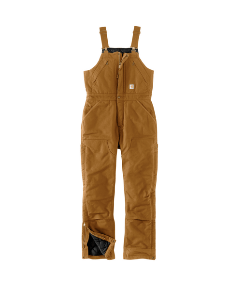 104694-BRN XL Carhartt Brown Women's Insulated Bib-195836254670